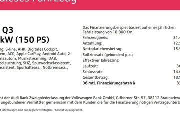 Audi Q3 66.151 km 31.490 &euro; Wuppertal 42109